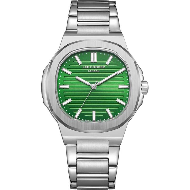 LEE COOPER Men's - LC08016.370, Silver case with Metal Bracelet
