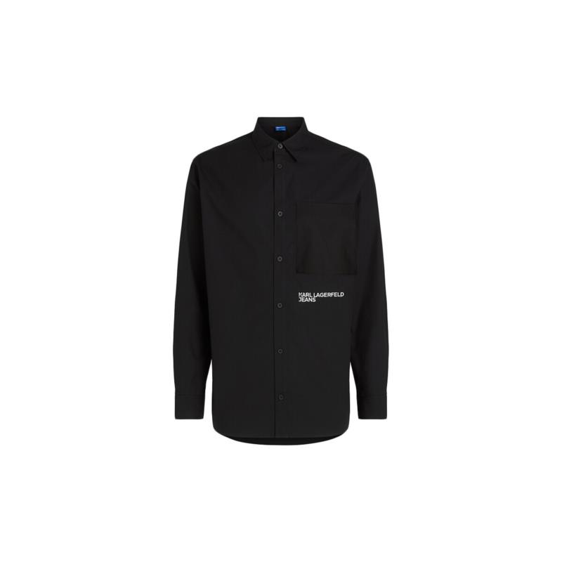 Πουκάμισο με μακριά μανίκια Karl Lagerfeld WOVEN REGULAR FIT SHIRT MEN