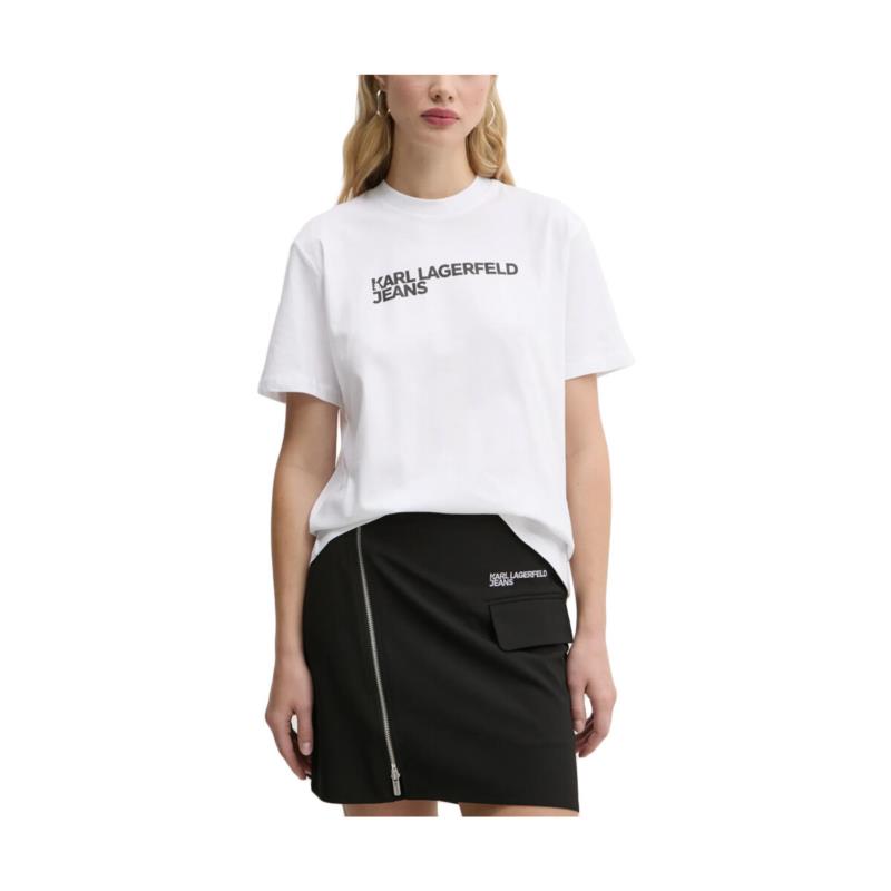 T-shirt με κοντά μανίκια Karl Lagerfeld ESSENTIAL REGULAR FIT T-SHIRT WOMEN