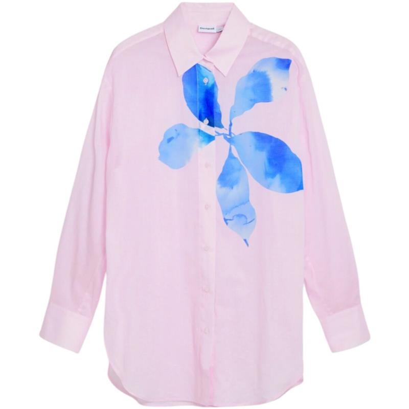 Πουκάμισα Desigual SHIRT_WATER FLOWER_LACROIX 25SWCW22