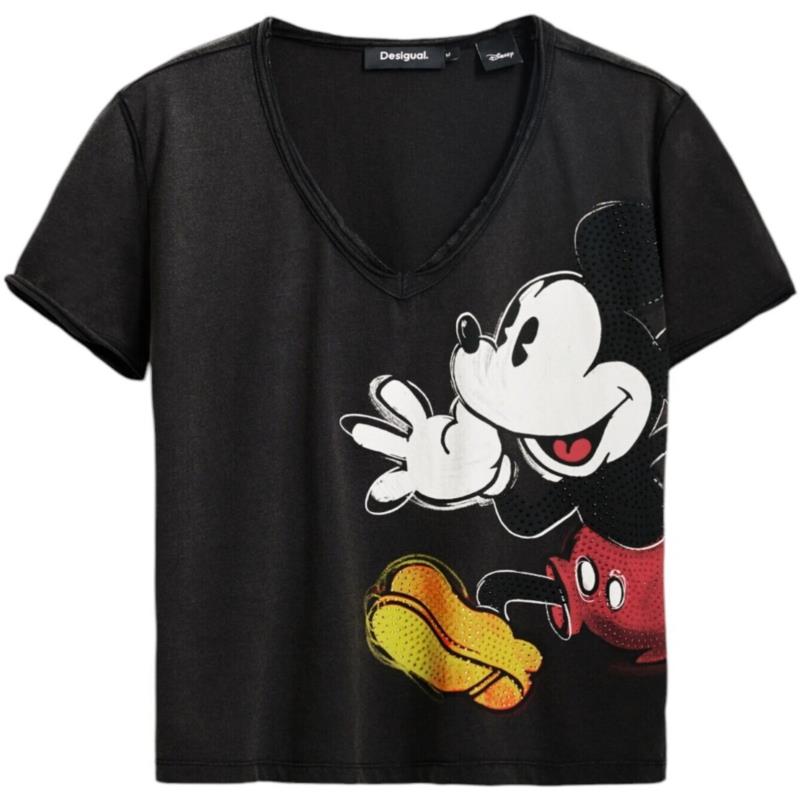 T-shirt με κοντά μανίκια Desigual TS_MICKEY JOKER 25SWTKAG
