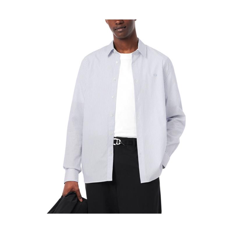 Πουκάμισο με μακριά μανίκια Lacoste POPLIN STRIPE REGULAR FIT SHIRT MEN
