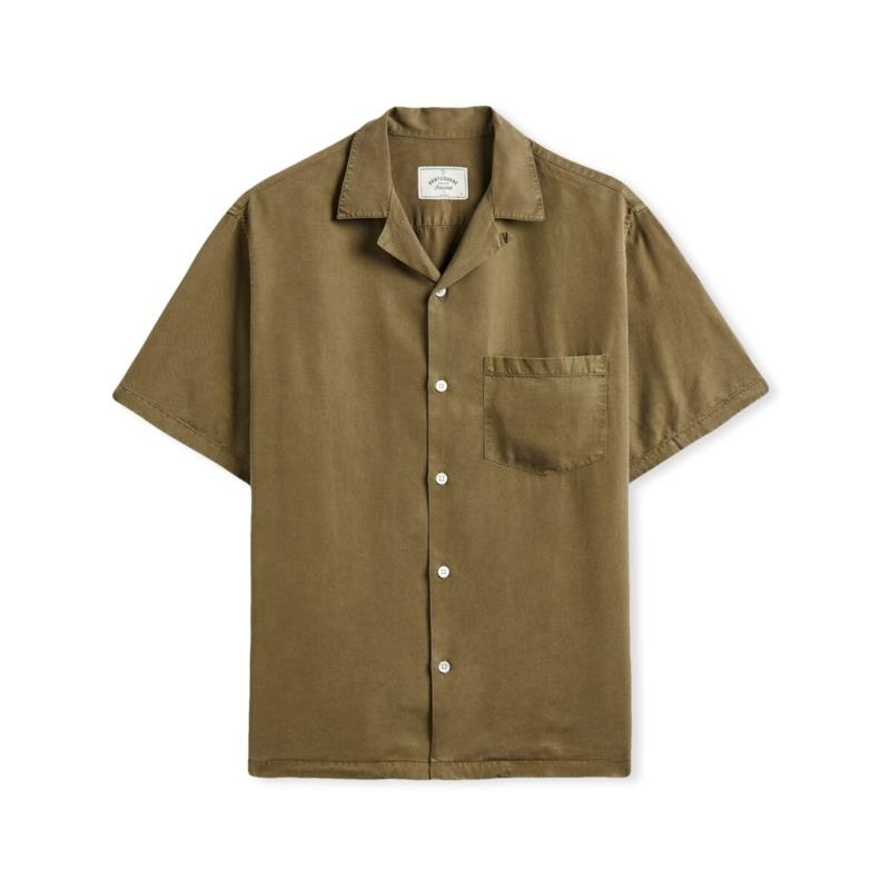 Πουκάμισο με μακριά μανίκια Portuguese Flannel Dogtown Shirt - Olive