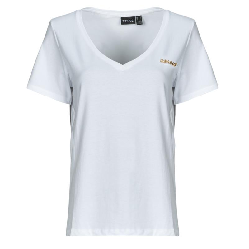 T-shirt με κοντά μανίκια Pieces PCMILY