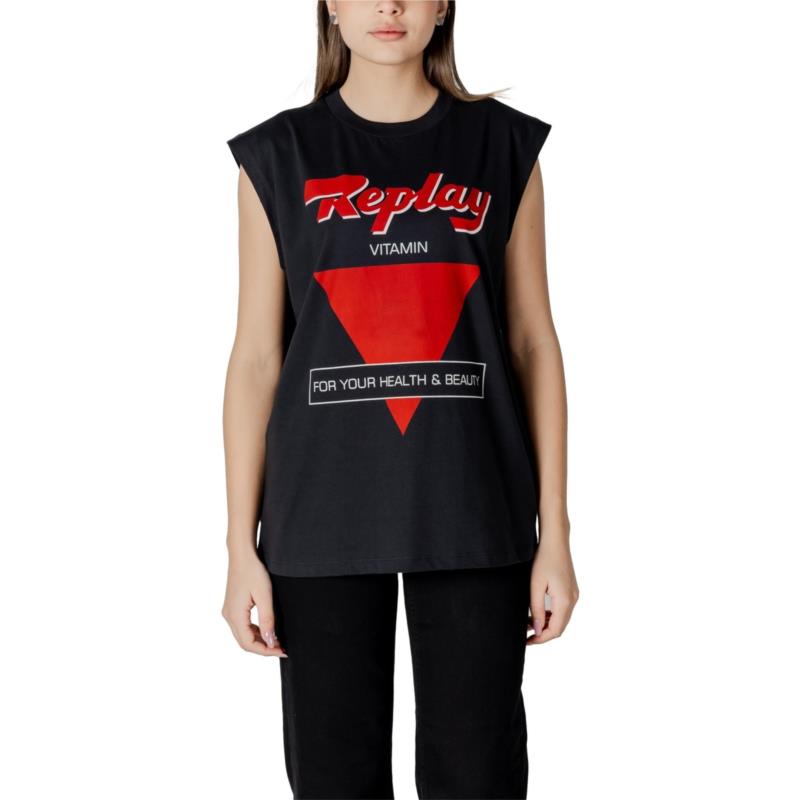 T-shirt με κοντά μανίκια Replay W3409B.000.2660