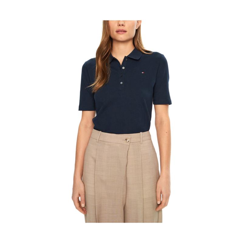 T-shirt με κοντά μανίκια Tommy Hilfiger PIQUE 1985 REGULAR FIT POLO T-SHIRT WOMEN
