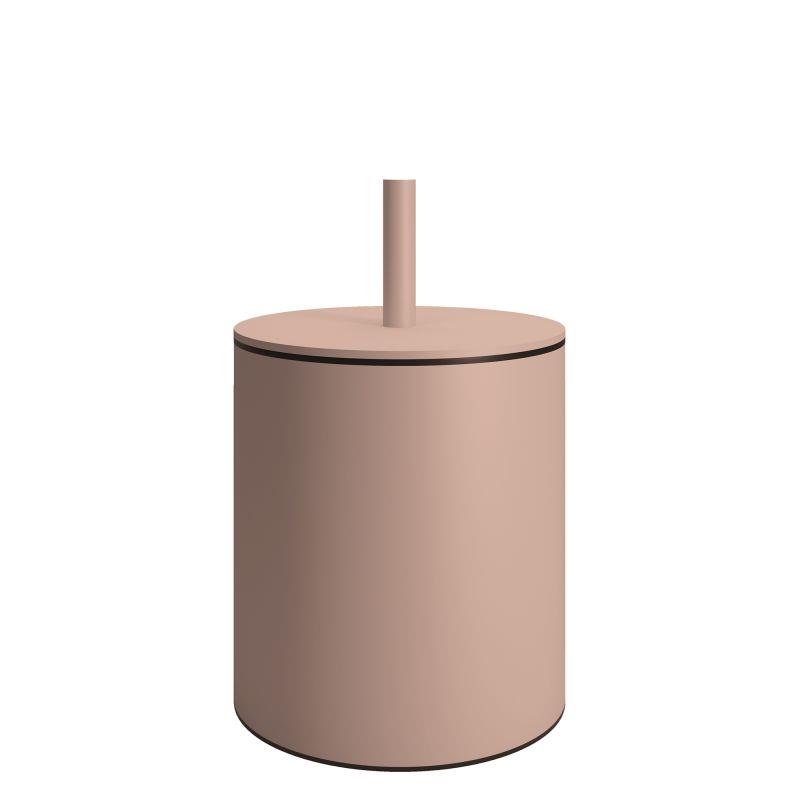 Καλάθι Απορριμμάτων 5lt Ανοξείδωτο Matt Dusty Pink Φ20x35εκ. Pam & Co 139-304 (Υλικό: Ανοξείδωτο, Χρώμα: Ροζ) - Pam & Co - 139-304