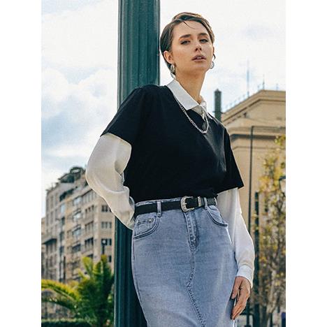 Τ-shirt μονόχρωμο SN7616.4212+1