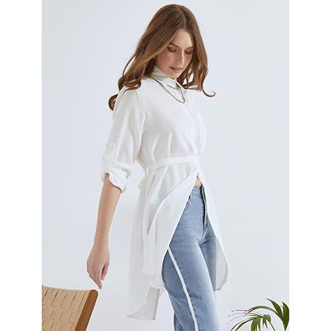 Πουκαμίσα με αποσπώμενη ζώνη SN9423.3068+1