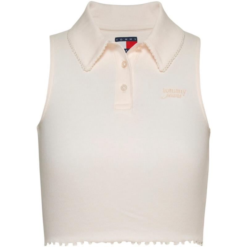 Αμάνικα/T-shirts χωρίς μανίκια Tommy Hilfiger TJW CRP GMD RIB SL DW0DW20295