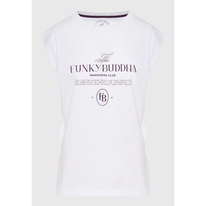 T-shirt με Funky Buddha τύπωμα στο στήθος