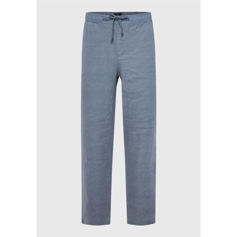Ανδρικό comfort fit λινό chino παντελόνι