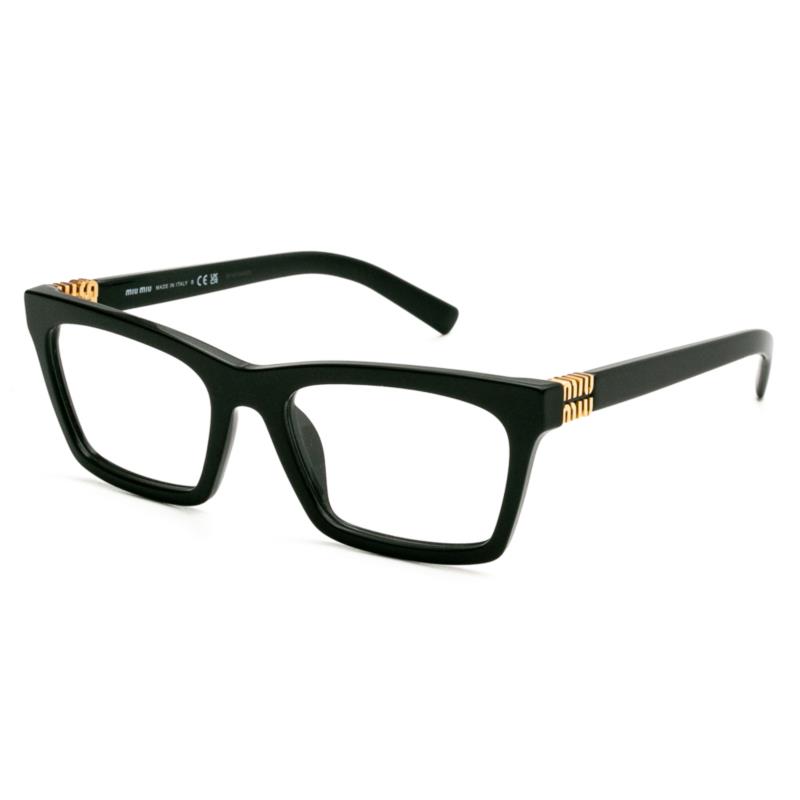 MIU MIU ΣΚΕΛΕΤΟΣ ΟΡΑΣΕΩΣ MIU MIU 04WV 16K1O1 5519 04WV Μαύρο