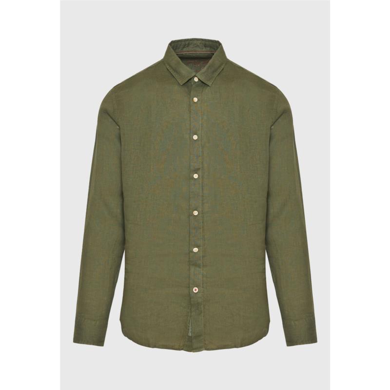 Garment dyed λινό πουκάμισο - The essentials