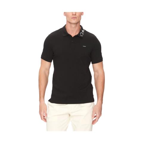 T-shirt με κοντά μανίκια Calvin Klein Jeans PIQUE LOGO STRETCH SLIM COLLAR POLO T-SHIRT MEN