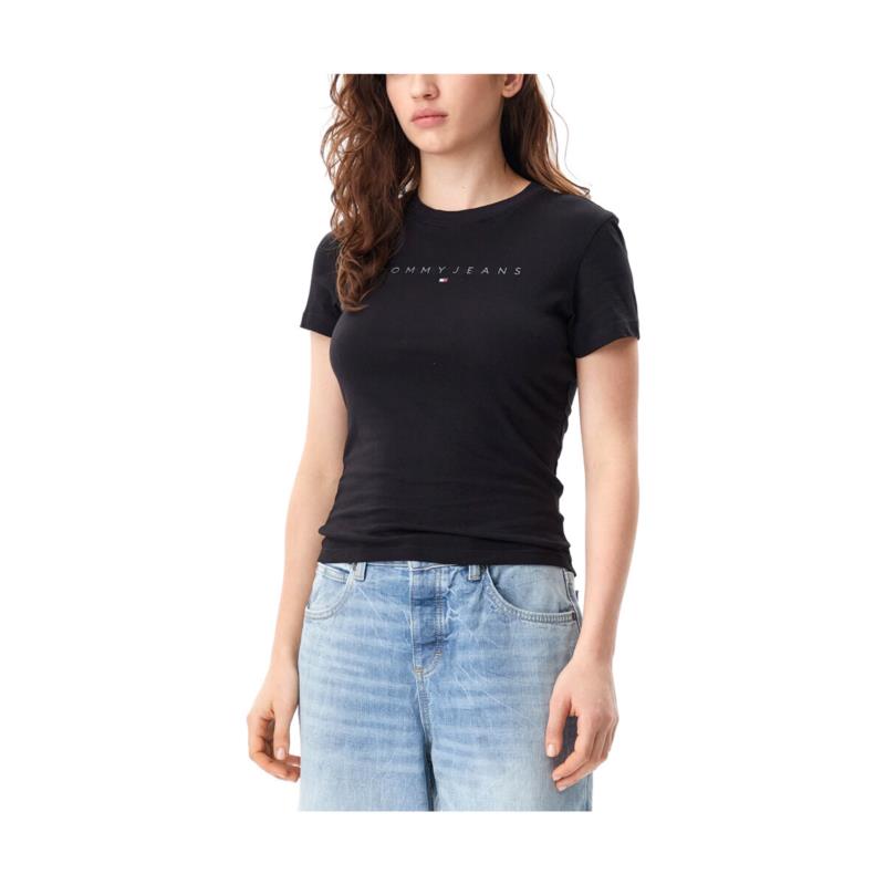 T-shirt με κοντά μανίκια Tommy Hilfiger TOMMY JEANS SLIM TONAL LINEAR T-SHIRT WOMEN