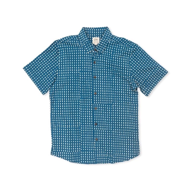 Πουκάμισο με μακριά μανίκια Otherwise Indigo Shirt - Blue