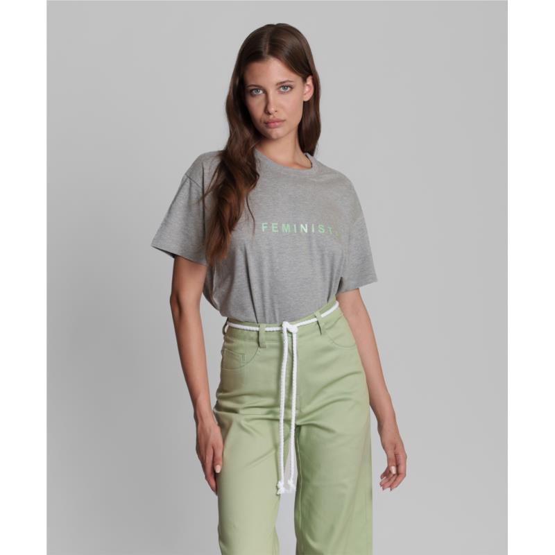 Collectiva Noir - CN FEMINISTA TEE - GREY