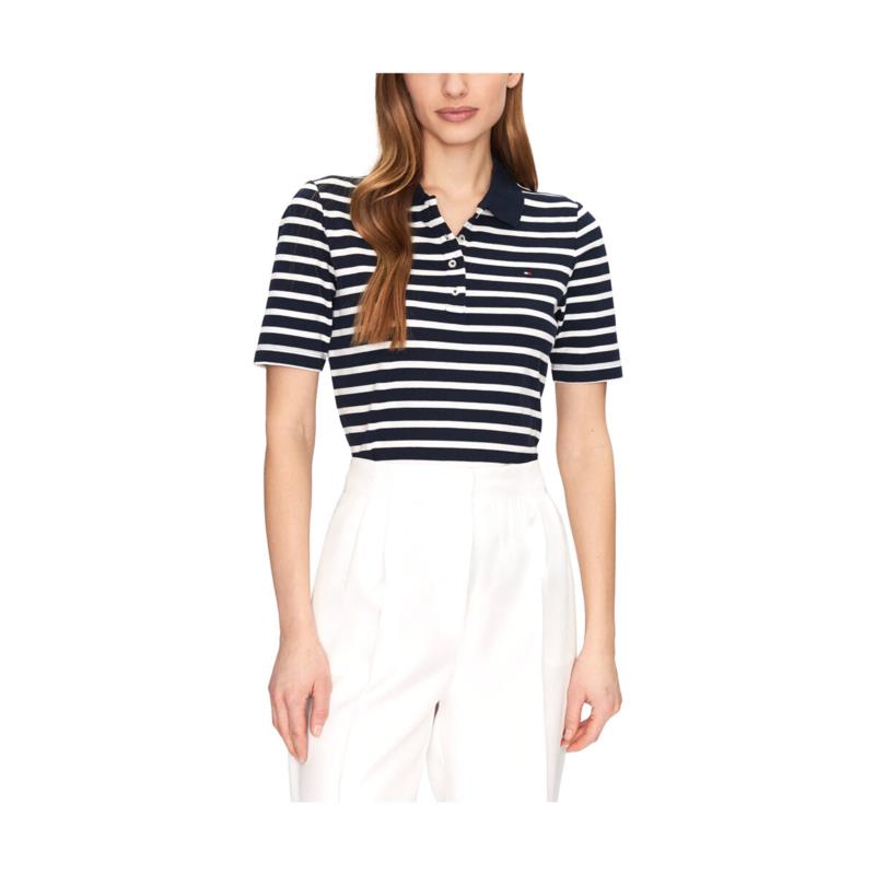 T-shirt με κοντά μανίκια Tommy Hilfiger PIQUE 1985 REGULAR FIT POLO T-SHIRT WOMEN
