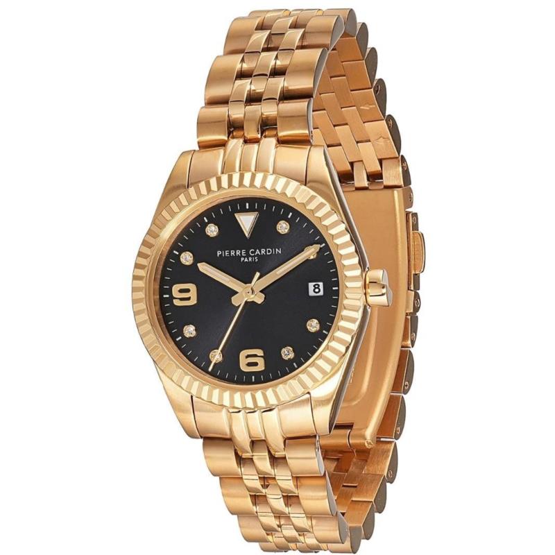 PIERRE CARDIN Opera - CF.1012.MG.1, Gold case with Stainless Steel Bracelet