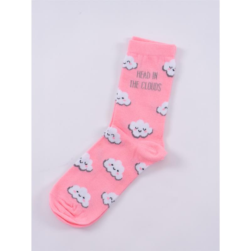 Socks238 | Clouds Ροζ Socks238