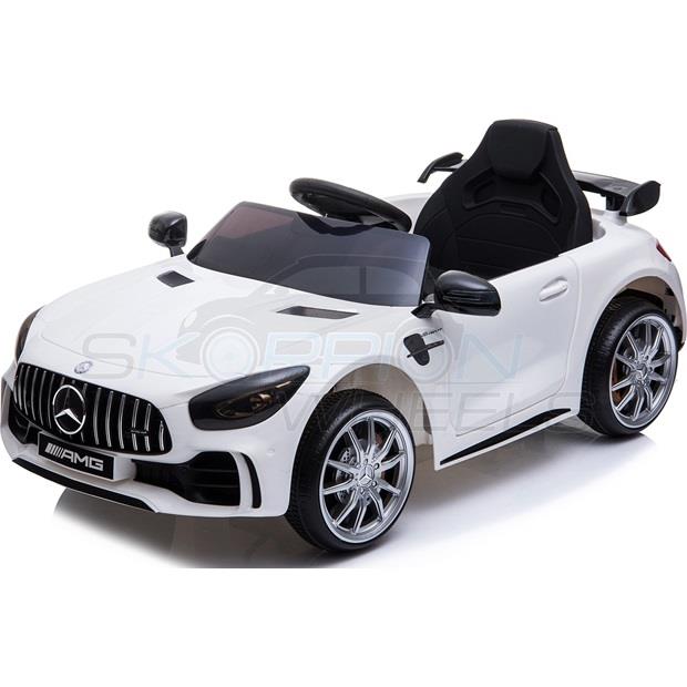 Ηλεκτροκίνητο Αυτοκίνητο Mercedes Benz GTR Original License 12V - Λευκό | Skorpion Wheels - 5246005
