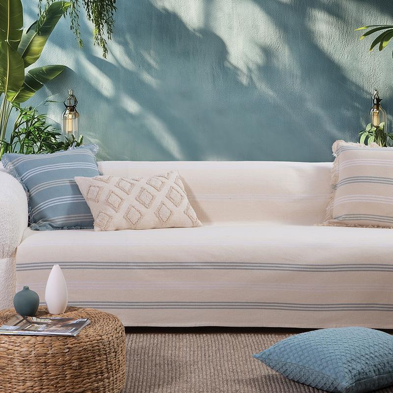Ριχτάρι Πολυθρόνας 180X180 Nef Nef Spirit Blue Natural (180x180)