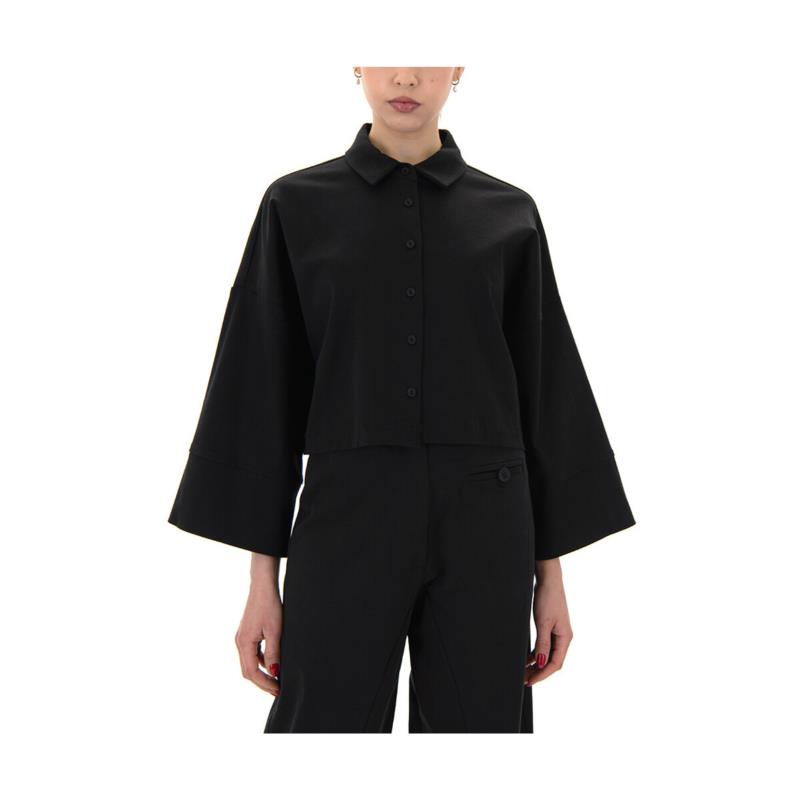Πουκάμισα Zoya WIDE 3/4 SLEEVE OVERSIZE FIT CROP SHIRT WOMEN