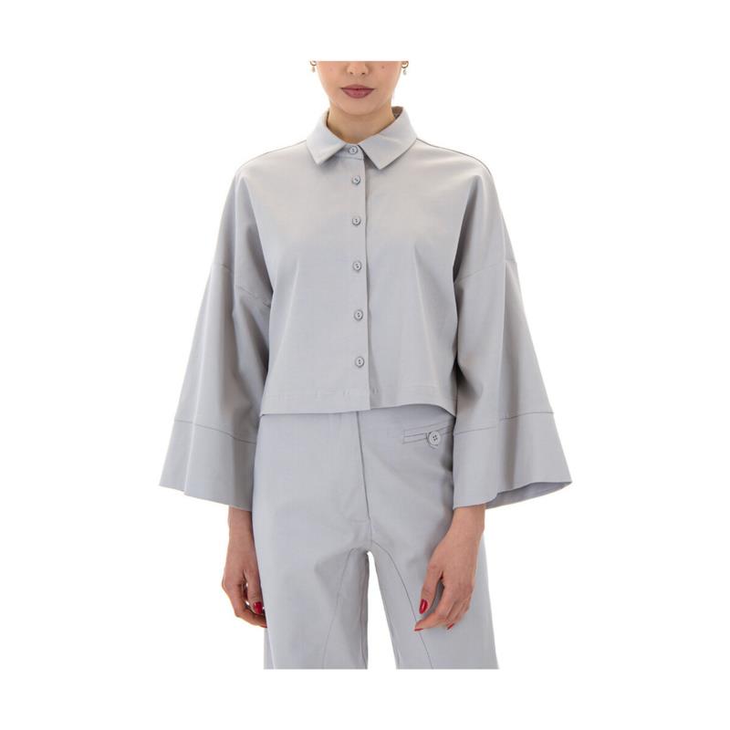 Πουκάμισα Zoya WIDE 3/4 SLEEVE OVERSIZE FIT CROP SHIRT WOMEN