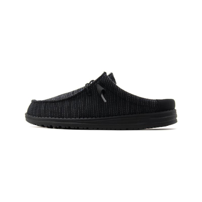 Slip on HEYDUDE E70909 WALLY SLIP STRETCH SOX TEXTILE MULES MEN