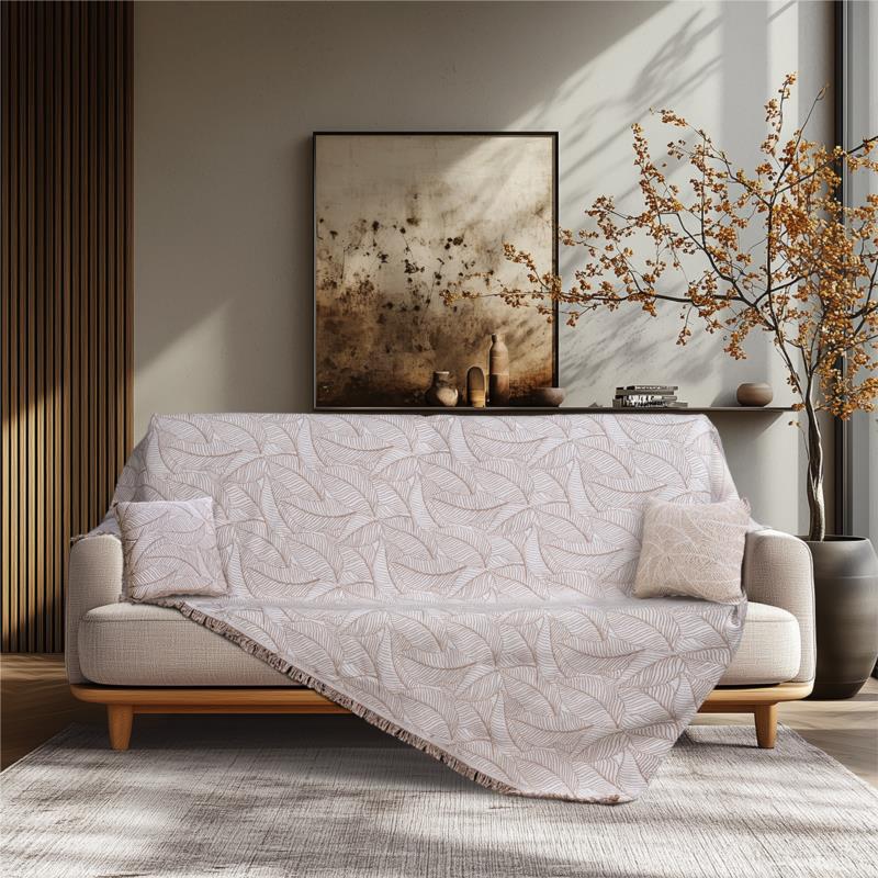 Beauty Home Σετ ριχτάρι 2τμχ Art 8700 (180x240+180x290) Άμμου