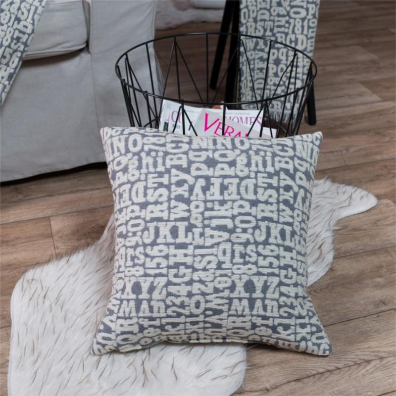 Μαξιλαροθήκη Letters 11 Teoran 45x45cm