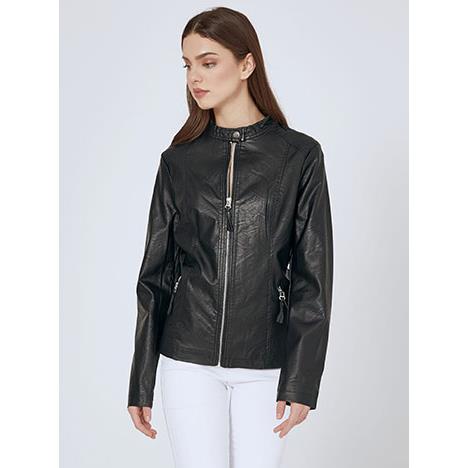 Μπουφάν biker δερματίνης SN7911.6792+1