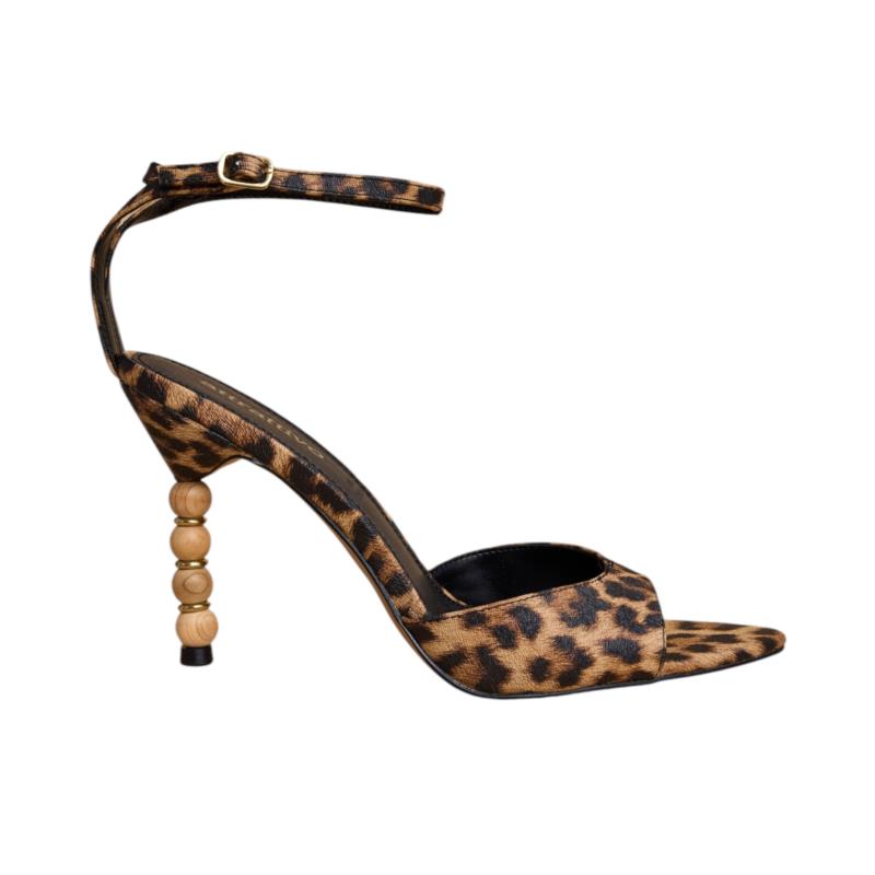 Πέδιλα Attrattivo Με Ιδιαίτερο Τακούνι 9Y22577-LEOPARD Γυναικείο