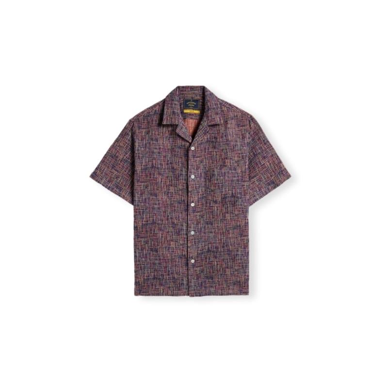Πουκάμισο με μακριά μανίκια Portuguese Flannel Summer Boucle Shirt - Blue