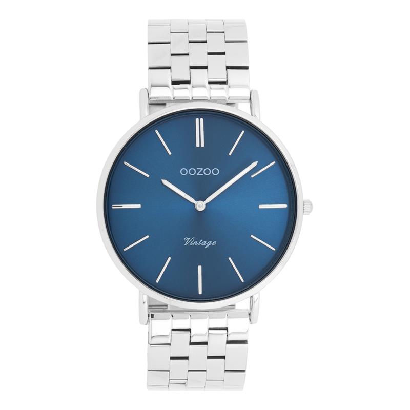 OOZOO Vintage - C20401, Silver case with Stainless Steel Bracelet