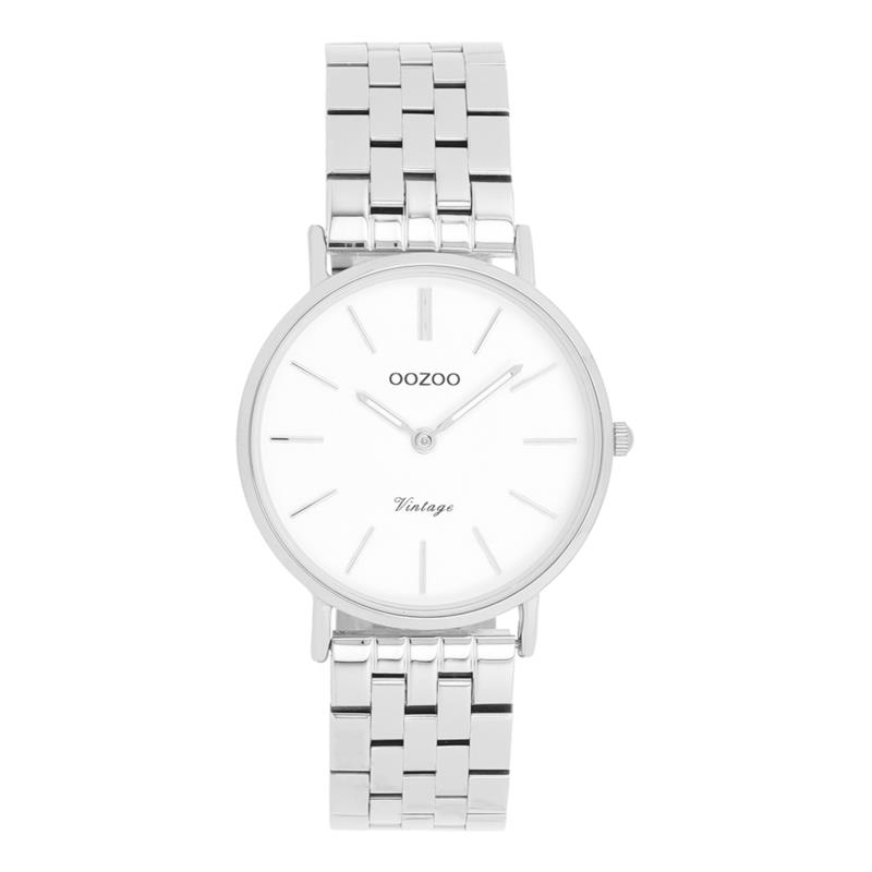 OOZOO Vintage - C20405, Silver case with Stainless Steel Bracelet