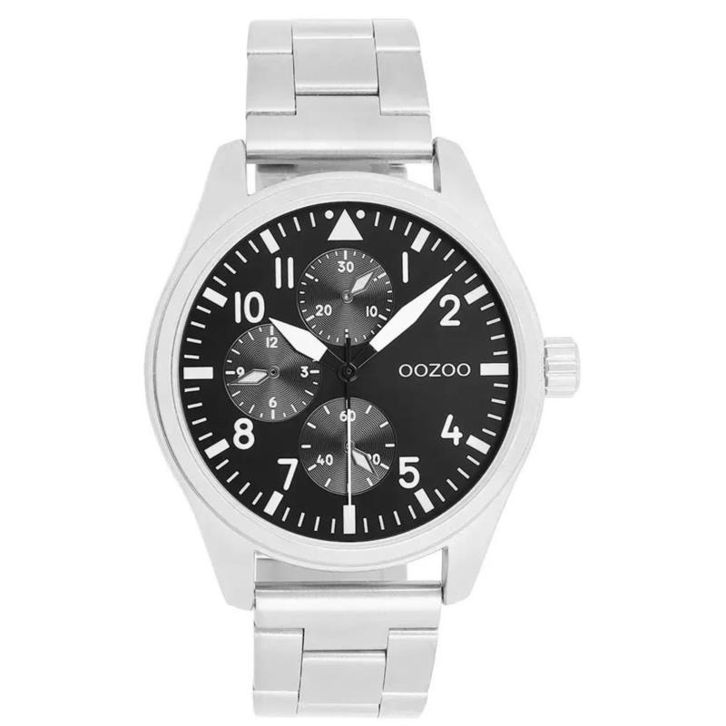OOZOO Timepieces - C11506, Silver case with Stainless Steel Bracelet