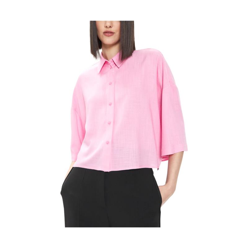 Πουκάμισα Only ONLASTRID LIFE 2/4 SLEEVE CROP REGULAR FIT SHIRT WOMEN