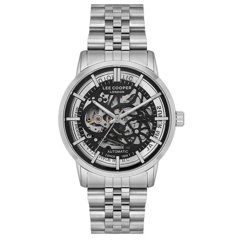 LEE COOPER Automatic Men's - LC08036.350, Silver case with Metal Bracelet