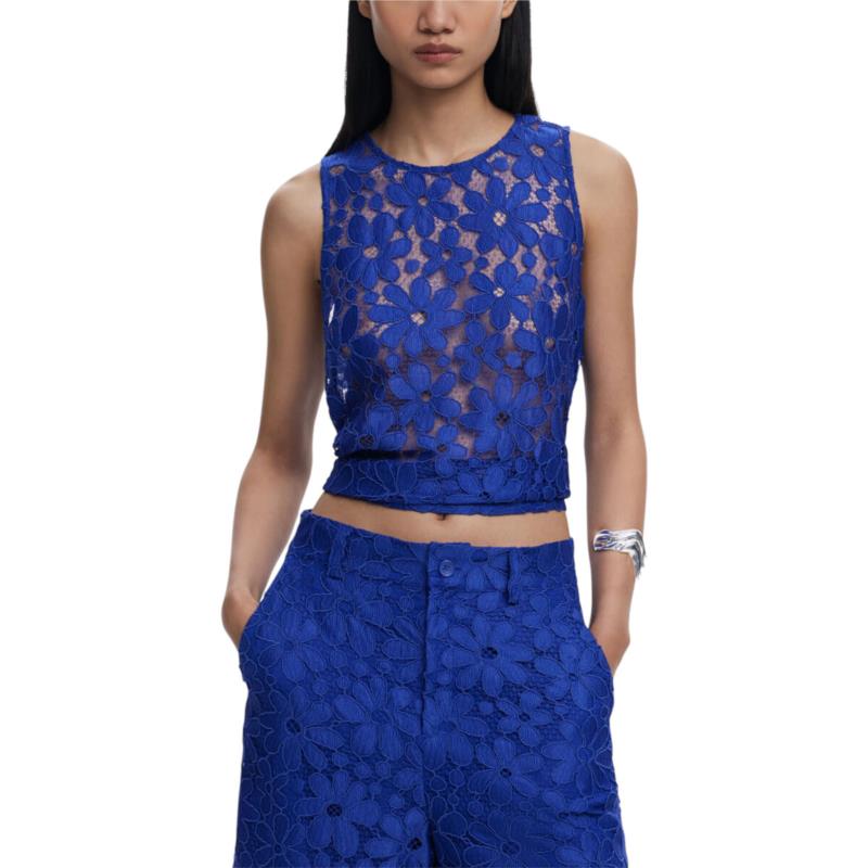 Αμάνικα/T-shirts χωρίς μανίκια Desigual BLUS_TANATOS 25SWBW25