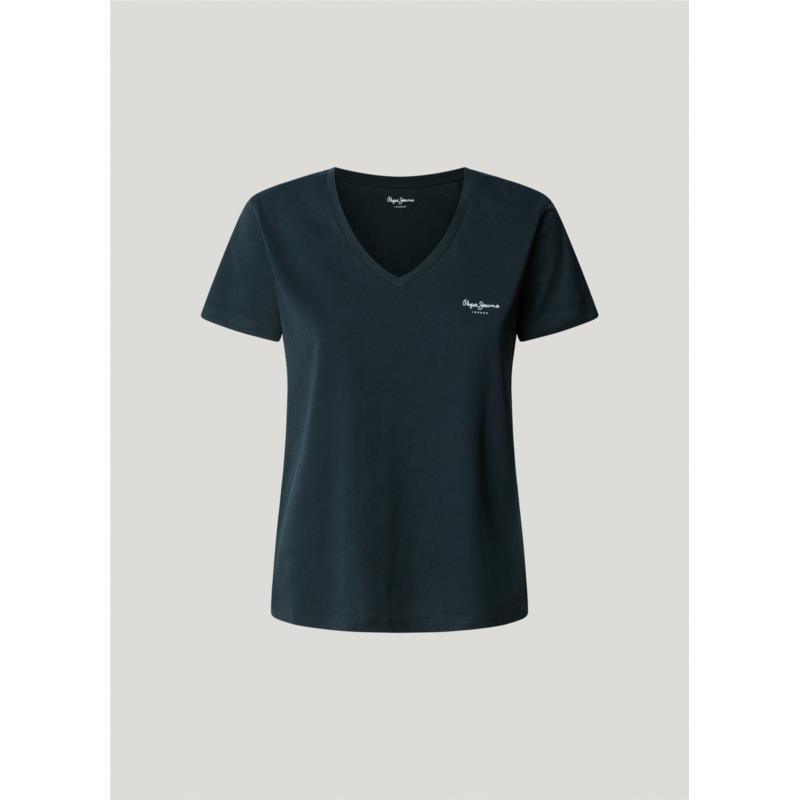 Pepe Jeans - MACY V-NECK ΜΠΛΟΥΖΑ ΓΥΝΑΙΚΕΙΟ - DULWICH BLUE