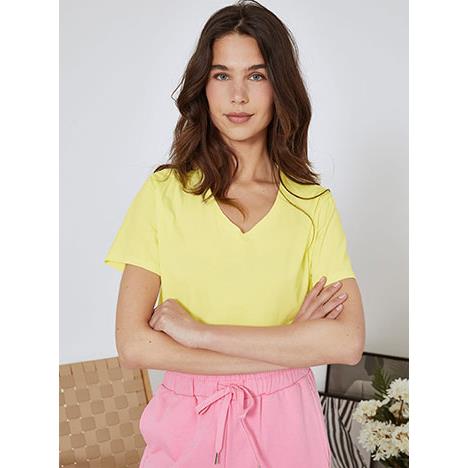 T-shirt με V λαιμόκοψη SN9844.4330+4