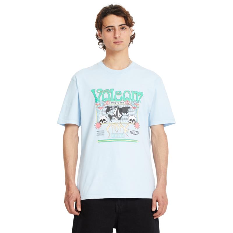 Volcom - SP25 WORLDLY PW SST ΜΠΛΟΥΖΑ ΑΝΔΡΙΚΟ - CAROLINA BLUE