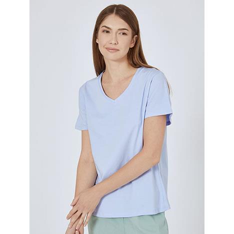 T-shirt με V λαιμόκοψη SN9844.4330+3