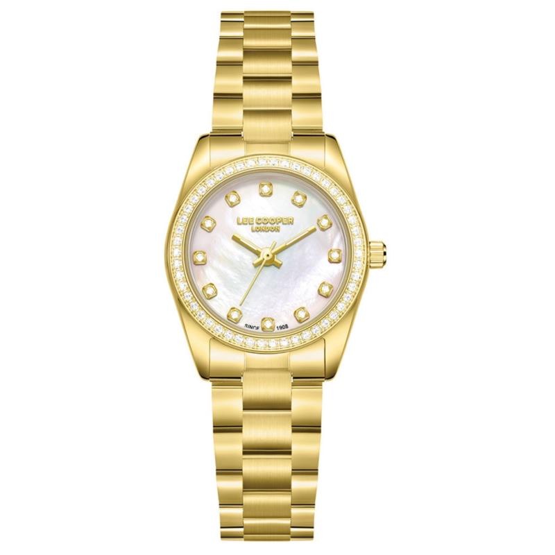 LEE COOPER Ladies - LC08155.120, Gold case with Metal Bracelet