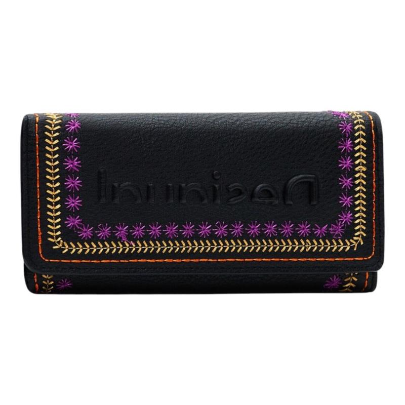 Desigual BOLS MONE POL Γυναικεία Πορτοφόλια 22WAYP22-2000 Μαύρο