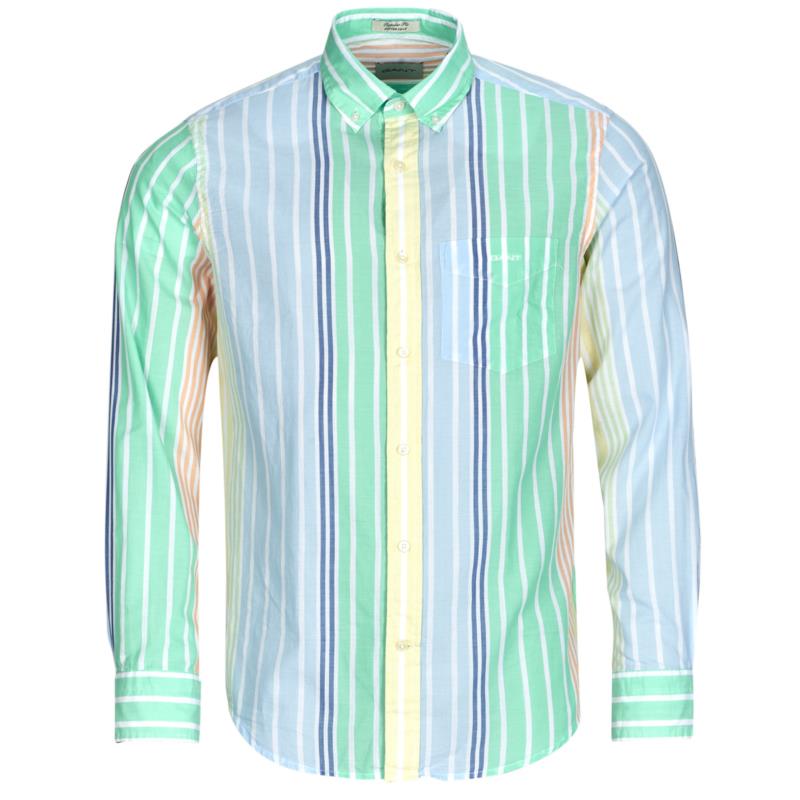 Πουκάμισο με μακριά μανίκια Gant REG VOILE MULTI STRIPE SHIRT