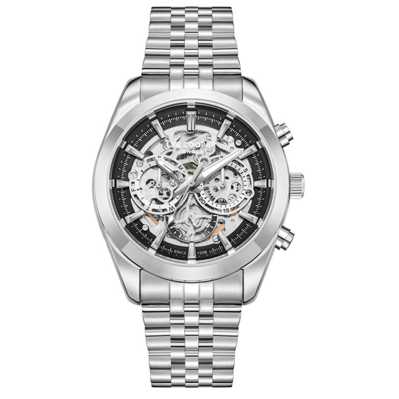 LEE COOPER Automatic Men's - LC08176.350, Silver case with Metal Bracelet