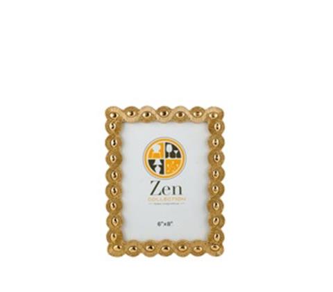 Zen Collection Κορνίζα Resin Χρυσή με Πέρλες 15x20cm 50701